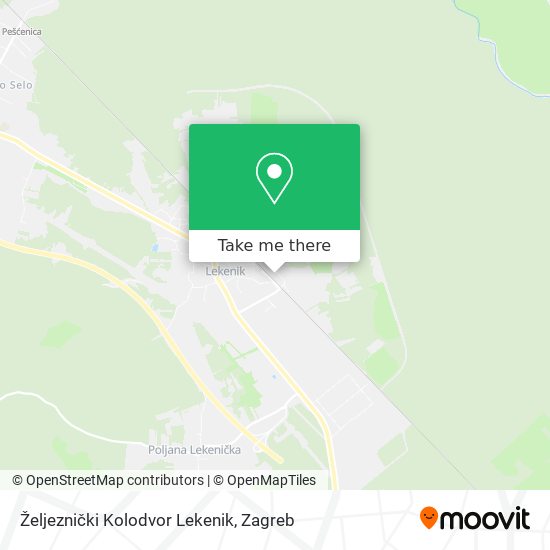 Željeznički Kolodvor Lekenik map