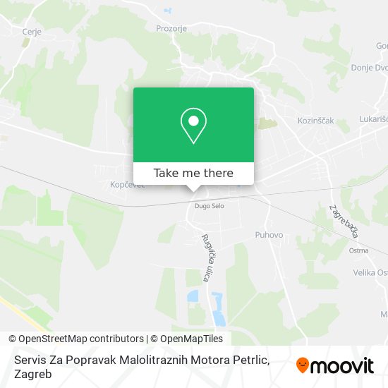 Servis Za Popravak Malolitraznih Motora Petrlic map