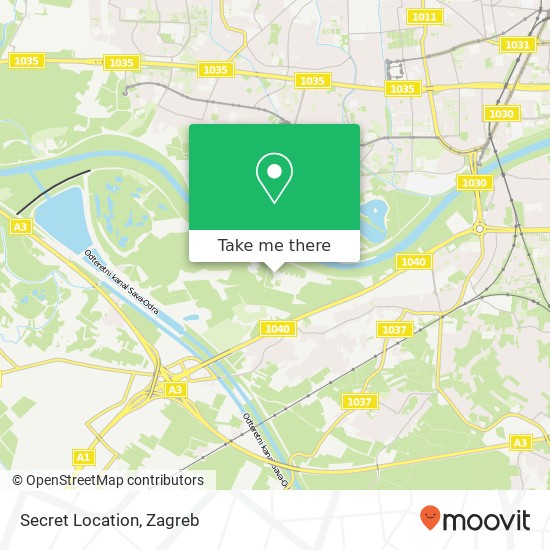 Secret Location map