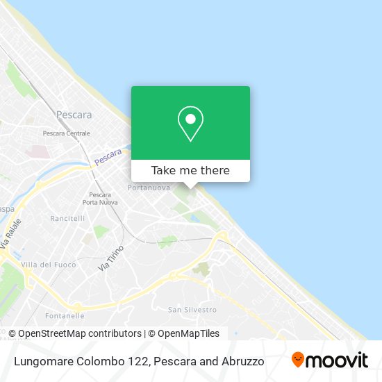 Lungomare Colombo  122 map