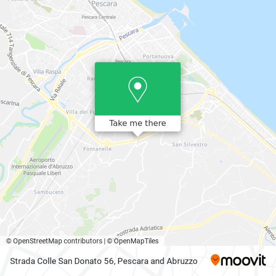 Strada Colle San Donato  56 map