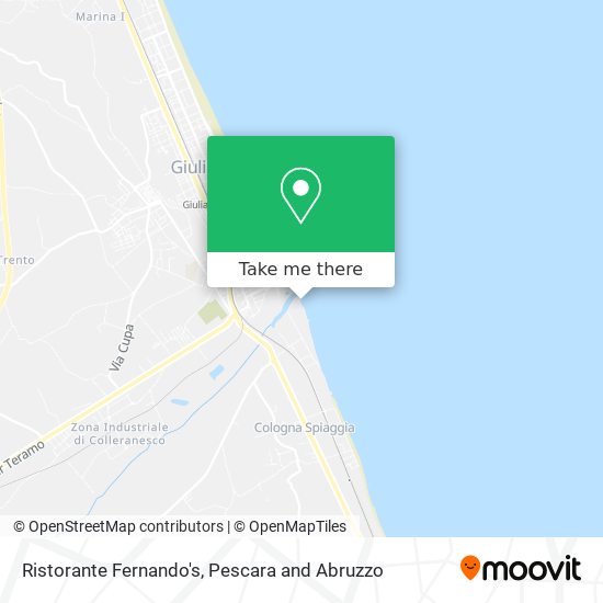 Ristorante Fernando's map