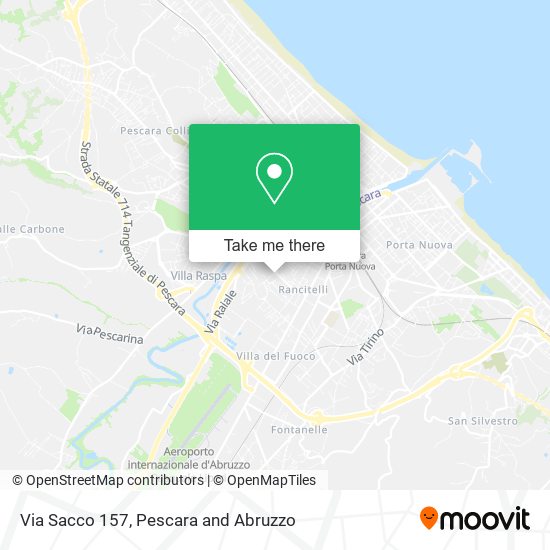Via Sacco  157 map