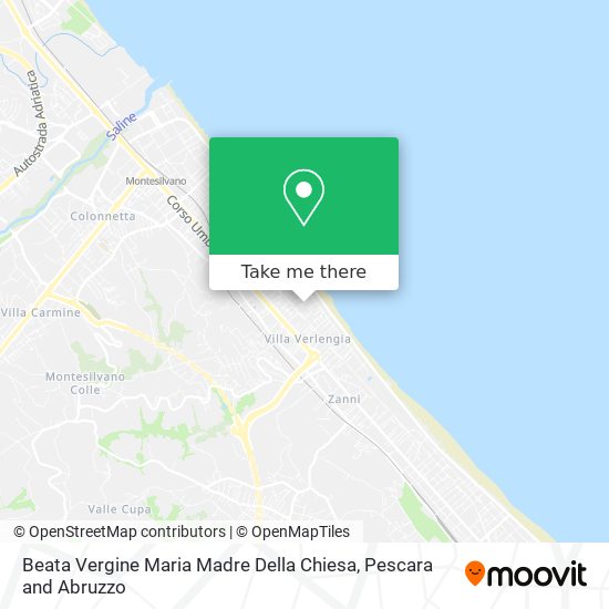 Beata Vergine Maria Madre Della Chiesa map