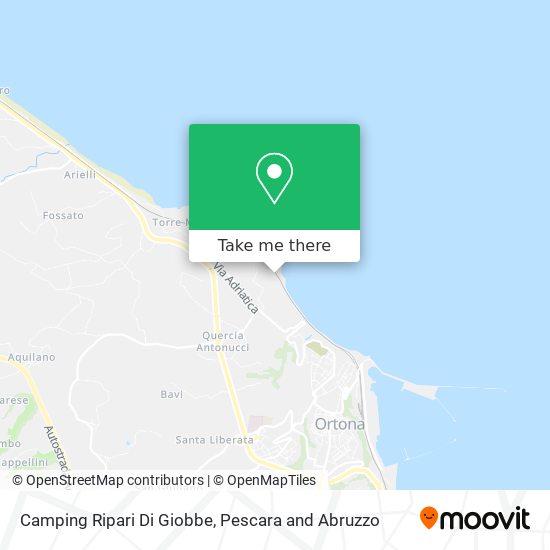 Camping Ripari Di Giobbe map