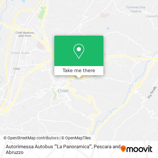 Autorimessa Autobus ""La Panoramica"" map