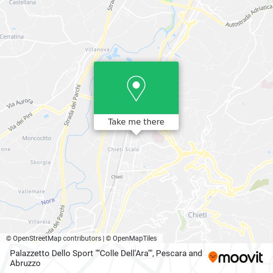 Palazzetto Dello Sport ""Colle Dell'Ara"" map