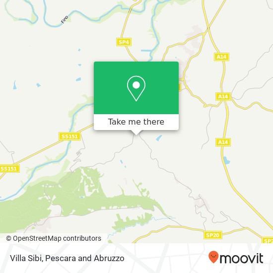 Villa Sibi map