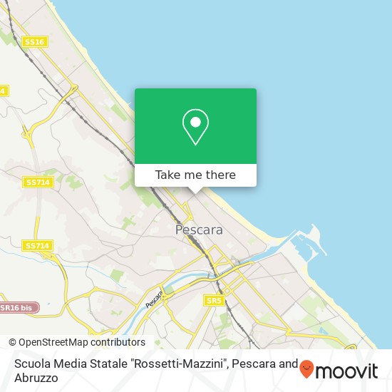Scuola Media Statale "Rossetti-Mazzini" map