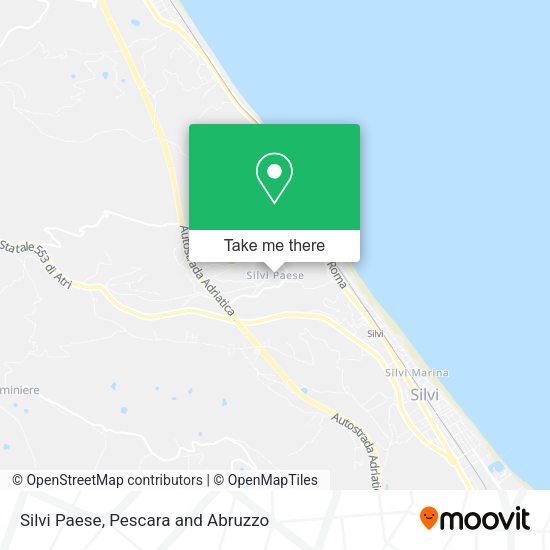 Silvi Paese map