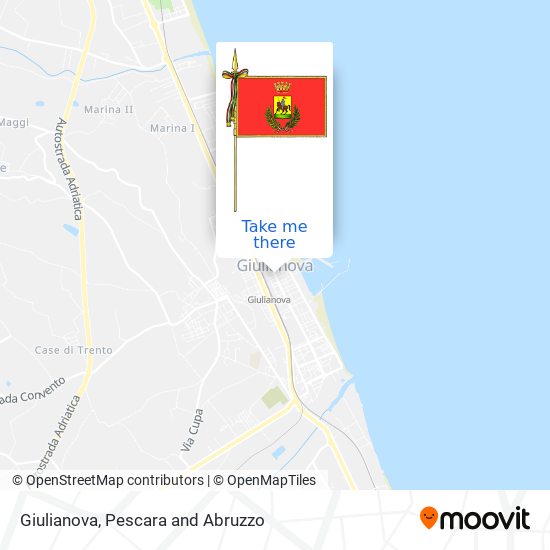 Giulianova map