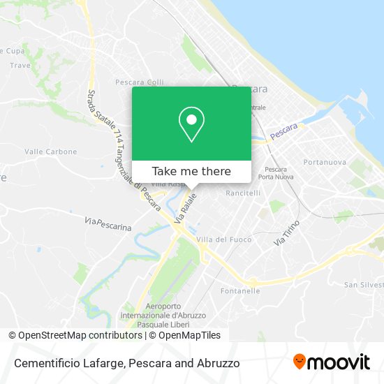 Cementificio Lafarge map