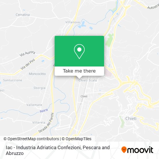 Iac - Industria Adriatica Confezioni map