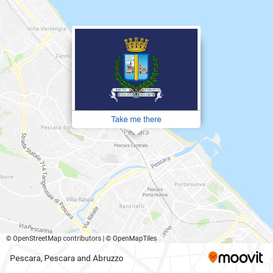 Pescara map