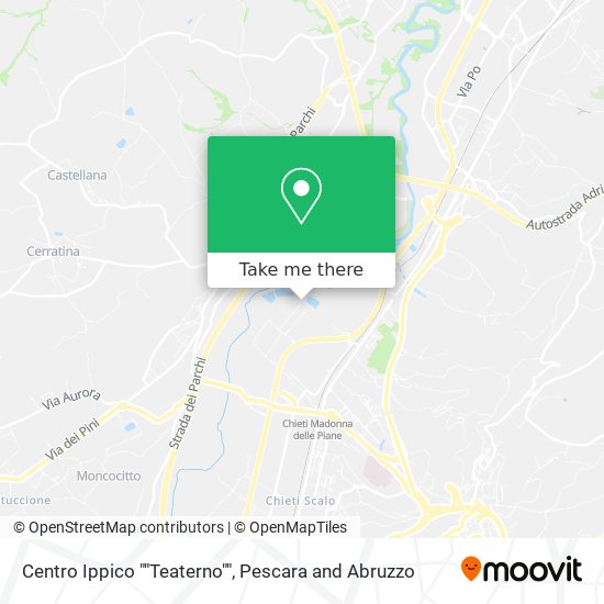 Centro Ippico ""Teaterno"" map