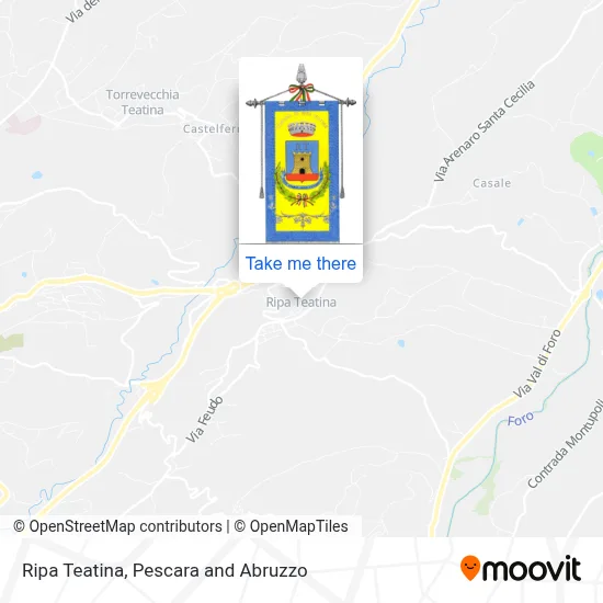 Ripa Teatina map