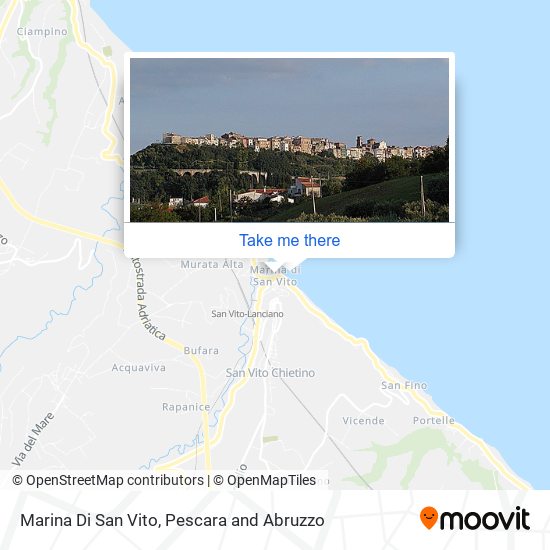 Marina Di San Vito map