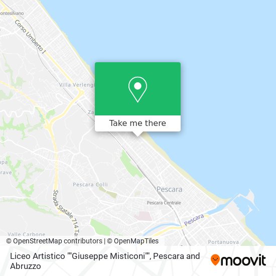 Liceo Artistico ""Giuseppe Misticoni"" map