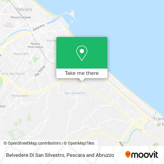 Belvedere Di San Silvestro map