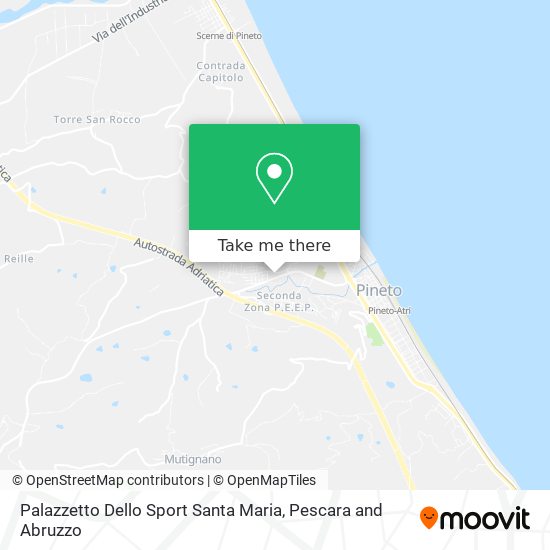 Palazzetto Dello Sport Santa Maria map