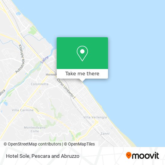 Hotel Sole map