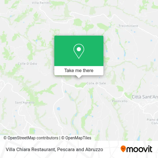 Villa Chiara map