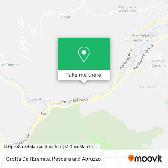 Grotta Dell'Eremita map