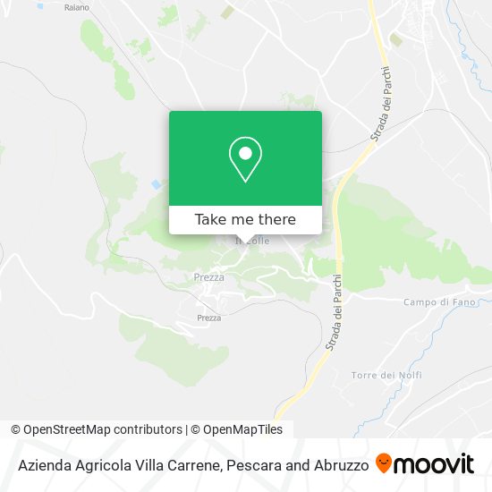 Azienda Agricola Villa Carrene map