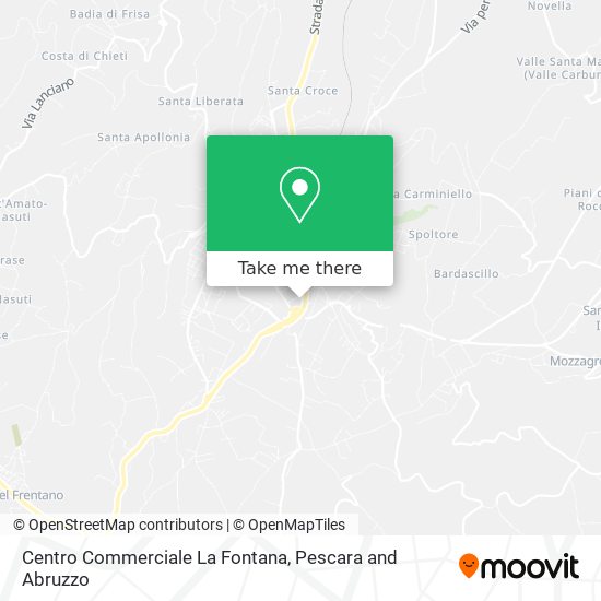 Centro Commerciale La Fontana map