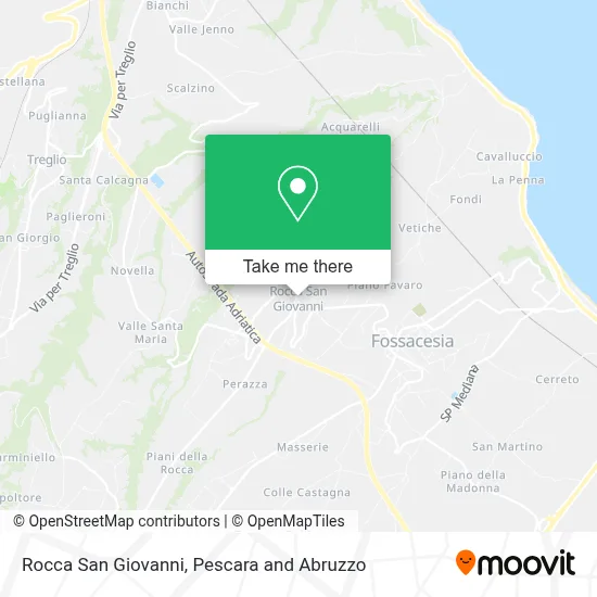 Rocca San Giovanni map