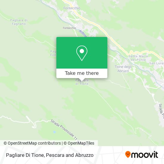 Pagliare Di Tione map