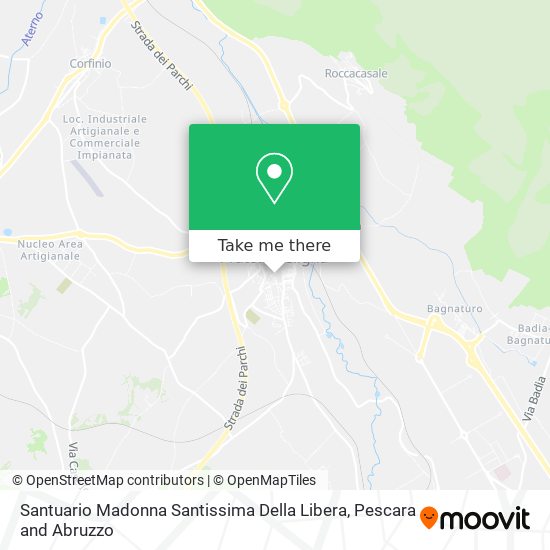 Santuario Madonna Santissima Della Libera map