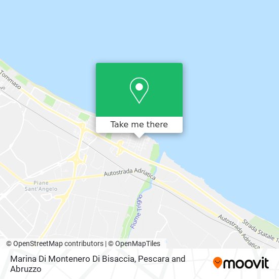 Marina Di Montenero Di Bisaccia map