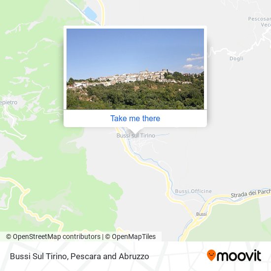 How To Get To Bussi Sul Tirino By Train Or Bus Moovit