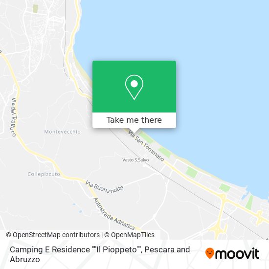 Camping E Residence ""Il Pioppeto"" map