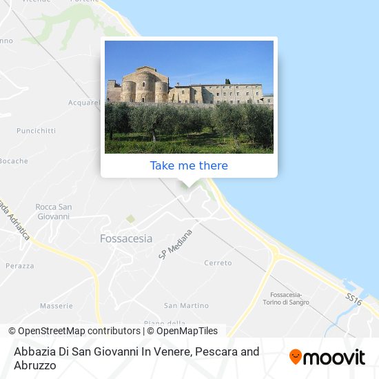 Abbazia Di San Giovanni In Venere map