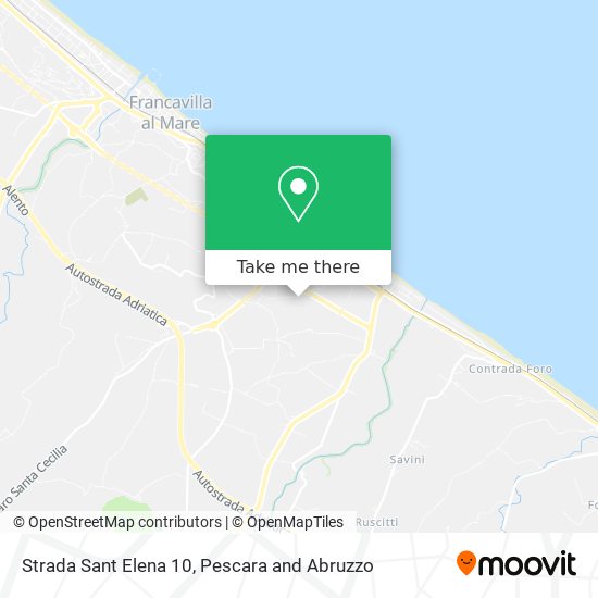 Strada Sant  Elena  10 map