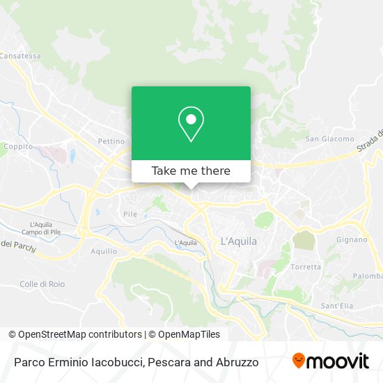 Parco Erminio Iacobucci map