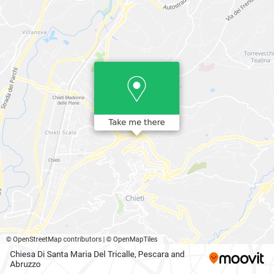Chiesa Di Santa Maria Del Tricalle map
