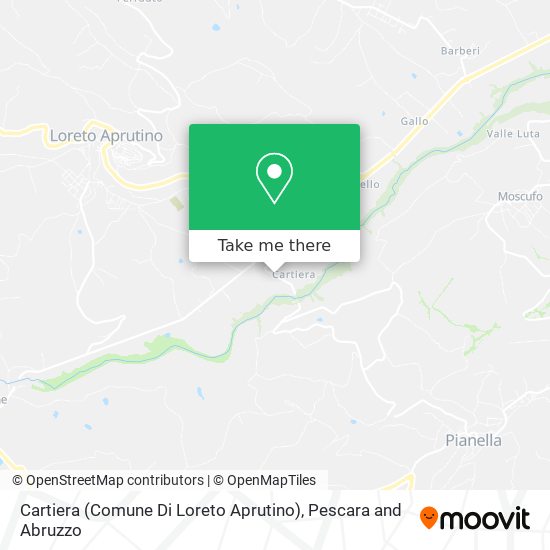 Cartiera (Comune Di Loreto Aprutino) map