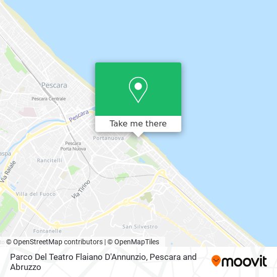 Parco Del Teatro Flaiano D'Annunzio map