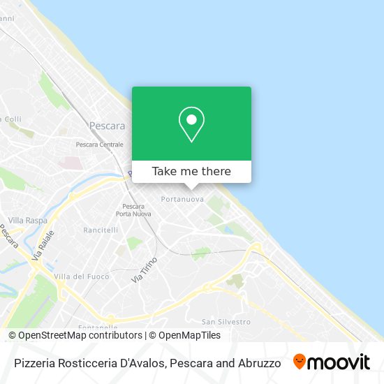 Pizzeria Rosticceria D'Avalos map