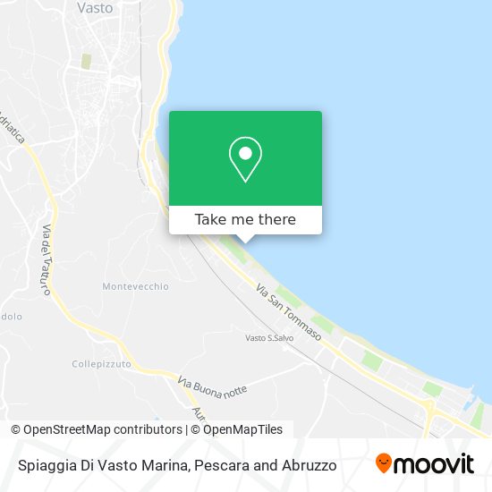 Spiaggia Di Vasto Marina map