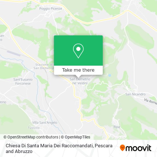 Chiesa Di Santa Maria Dei Raccomandati map