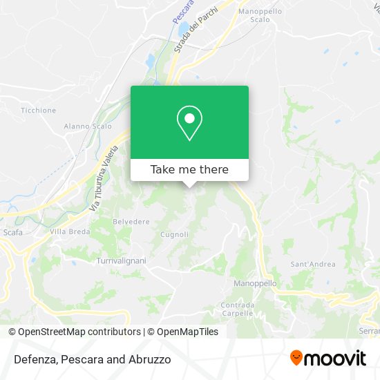 Defenza map