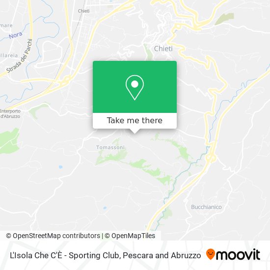 L'Isola Che C'È - Sporting Club map