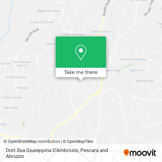 Dott.Ssa Giuseppina D'Ambrosio map