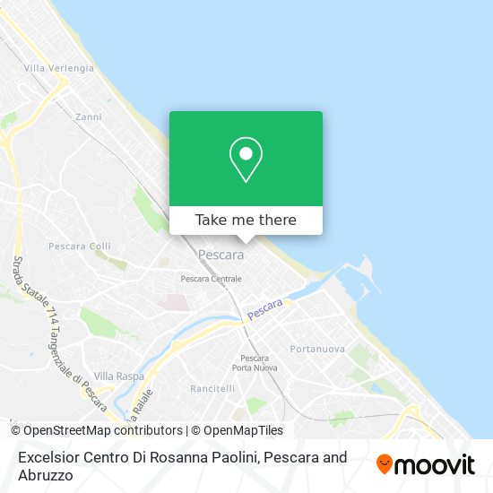 Excelsior Centro Di Rosanna Paolini map