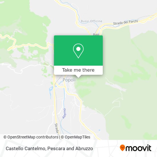 Castello Cantelmo map
