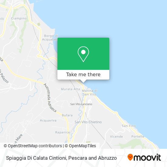 Spiaggia Di Calata Cintioni map